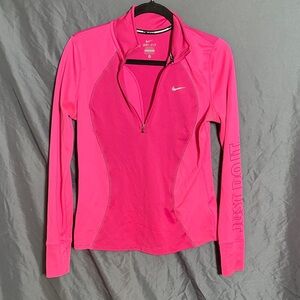 Nike Fuchsia Half-Zip Pullover